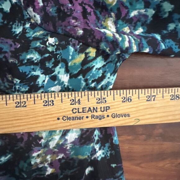 Fashion Bug Plus Size 3X Peplum Top Rhinestones Whimsigoth Fairycore Grunge Goth - Picture 12 of 14